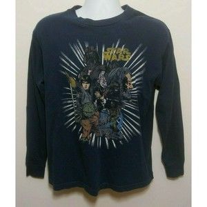 Star Wars Trilogy T-Shirt Adult Size‎ Small Yoda Darth Vader T-Shirt VTG 90s